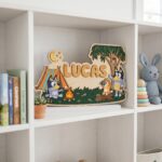 3D Layered Wood Name Sign | Personalized Bluey Nursery Decor 2 | Custom Kids Room Wooden Wall Art - Image 6