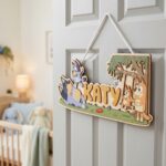 3D Layered Wood Name Sign | Personalized Bluey Nursery Decor 3 | Custom Kids Room Wooden Wall Art - Image 6