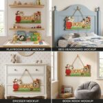 3D Layered Wood Name Sign | Personalized Peanuts Snoopy Nursery Decor 3 | Custom Kids Room Wooden Wall Art - Image 4