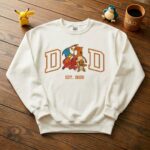 Custom Embroidered Charizard Shirt, Sweatshirt, Hoodie, Personalized PokaDad Character Shirt - Image 4