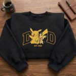 Custom Embroidered Anime Shirt, Sweatshirt, Hoodie, Personalized PokaDad Character Shirt
