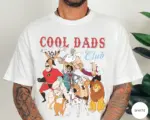 Comfort Colors® Retro 90s Disney Cool Dad Clubs T-Shirt, Funny Daddy Son Gift, Best Dad Ever, Goofy Mufasa King Triton, Family Trip Shirt