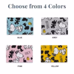 Personalized Peanuts All Over Snoopy Pattern Plush Blanket - Snoopy Blanket - Snoopy and Woodstock - Available in 4 Colors - Image 2