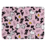 Personalized Peanuts All Over Snoopy Pattern Plush Blanket - Snoopy Blanket - Snoopy and Woodstock - Available in 4 Colors - Image 4