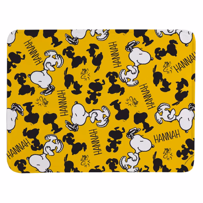 Personalized Peanuts All Over Snoopy Pattern Plush Blanket - Snoopy Blanket - Snoopy and Woodstock - Available in 4 Colors - Image 5