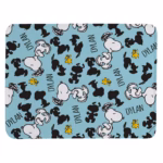 Personalized Peanuts All Over Snoopy Pattern Plush Blanket - Snoopy Blanket - Snoopy and Woodstock - Available in 4 Colors - Image 6