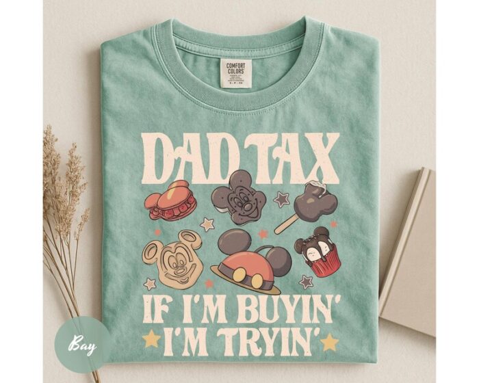 Comfort Colors® Mickey Snack Drink Disney Dad Shirt, Dad Tax Tee, Happy Father's Day, Best Dad Ever Birthday, Fathers Day Gift, Gift for Dad - Image 7