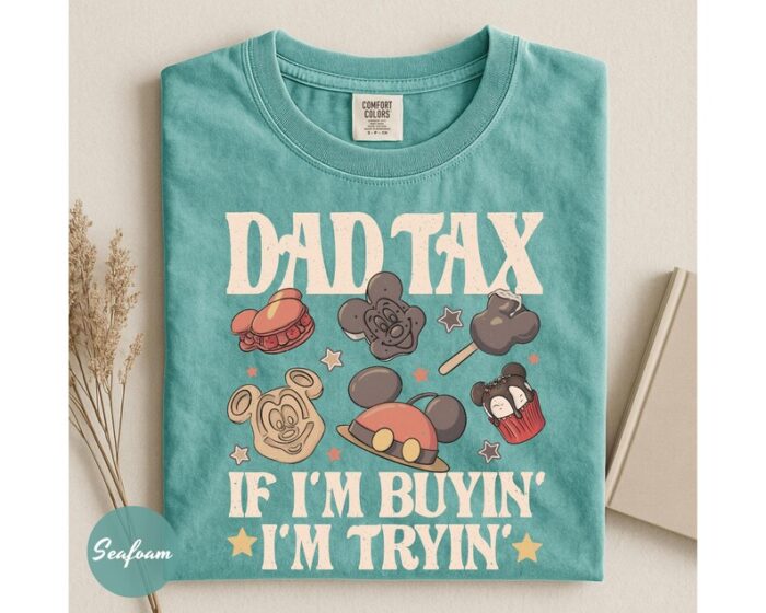 Comfort Colors® Mickey Snack Drink Disney Dad Shirt, Dad Tax Tee, Happy Father's Day, Best Dad Ever Birthday, Fathers Day Gift, Gift for Dad - Image 8