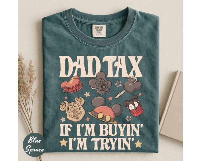 Comfort Colors® Mickey Snack Drink Disney Dad Shirt, Dad Tax Tee, Happy Father's Day, Best Dad Ever Birthday, Fathers Day Gift, Gift for Dad - Image 9