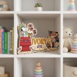 3D Layered Wood Name Sign | Personalized Peanuts Snoopy America 250th Anniversary Nursery Decor  | Custom Kids Room Wooden Wall Art - Image 4