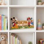 3D Layered Wood Name Sign | Personalized Walt Disney Decor  | Custom Kids Room Wooden Wall Art - Image 3