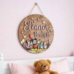 Personalized Mickey and Friends Name Sign, Custom Wood Wall Decor, Mickey Minnie Donald Pluto Nursery Art, Kids Room Gift, Wooden Name Sign - Image 2