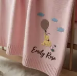Personalized Embroidered Winnie The Pooh Baby Blanket, Custom Name Blanket, Welcome Baby Blanket, Nursery Keepsake, Newborn Gift For Baby - Image 6