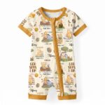 Personalized God Says I Am Bamboo Shorty Zippy, Christian Baby Sleeper, Faith Based Baby Gift - Image 4