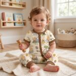 Personalized God Says I Am Bamboo Shorty Zippy, Christian Baby Sleeper, Faith Based Baby Gift - Image 6