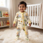 Personalized God Says I Am Bamboo Footie Zippy, Christian Baby Sleeper, Faith Based Baby Gift - Image 3
