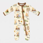 Personalized God Says I Am Bamboo Footie Zippy, Christian Baby Sleeper, Faith Based Baby Gift - Image 4