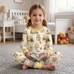 Personalized God Says I Am Bamboo Long Sleeved Pajamas, Christian Baby Sleeper, Faith Based Baby Gift - Image 8