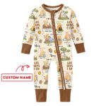 Personalized God Says I Am Bamboo Convertible Zippy, Christian Baby Sleeper, Faith Based Baby Gift