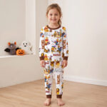 Personalized Halloween Winnie-the-Pooh Bamboo Long Sleeved Pajamas, Halloween Baby Sleeper, Faith Based Baby Gift - Image 2