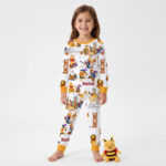 Personalized Halloween Winnie-the-Pooh Bamboo Long Sleeved Pajamas, Halloween Baby Sleeper, Faith Based Baby Gift - Image 7